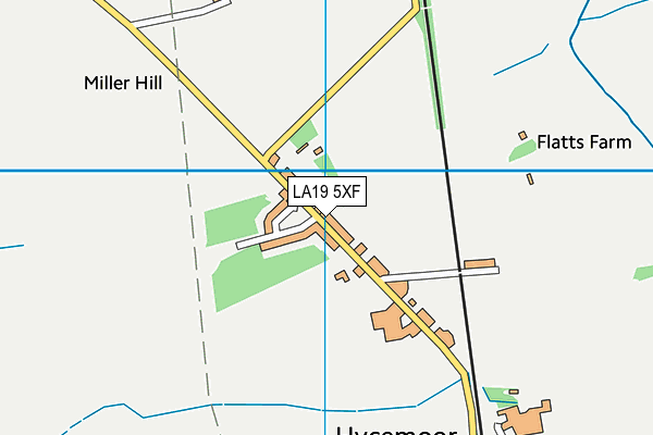 LA19 5XF map - OS VectorMap District (Ordnance Survey)