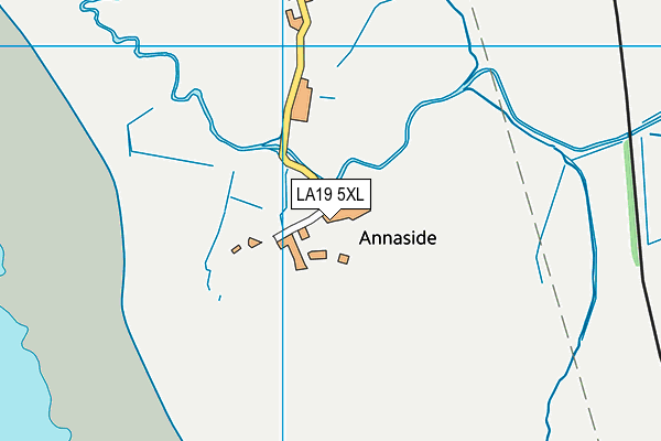 LA19 5XL map - OS VectorMap District (Ordnance Survey)