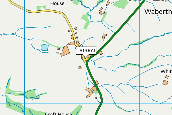 Waberthwaite CofE School map (LA19 5YJ) - OS VectorMap District (Ordnance Survey)