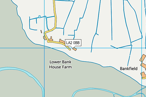 LA2 0BB map - OS VectorMap District (Ordnance Survey)