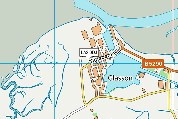 LA2 0DJ map - OS VectorMap District (Ordnance Survey)