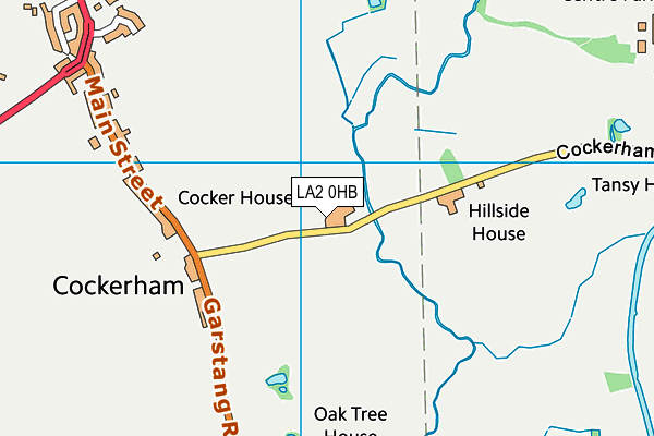 LA2 0HB map - OS VectorMap District (Ordnance Survey)