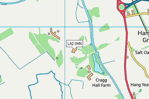 LA2 0HN map - OS VectorMap District (Ordnance Survey)