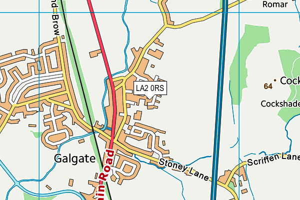 Map of LANCASTER MEDICAL LIMITED at district scale