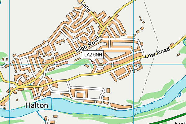 LA2 6NH map - OS VectorMap District (Ordnance Survey)