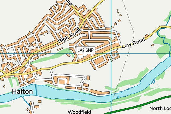 LA2 6NP map - OS VectorMap District (Ordnance Survey)