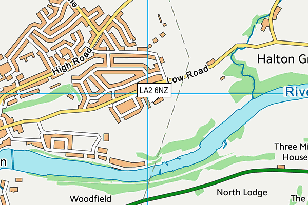 LA2 6NZ map - OS VectorMap District (Ordnance Survey)