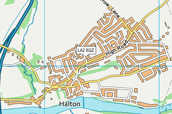 LA2 6QZ map - OS VectorMap District (Ordnance Survey)