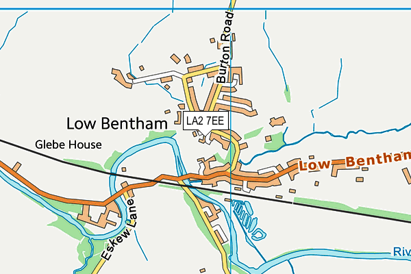 LA2 7EE map - OS VectorMap District (Ordnance Survey)