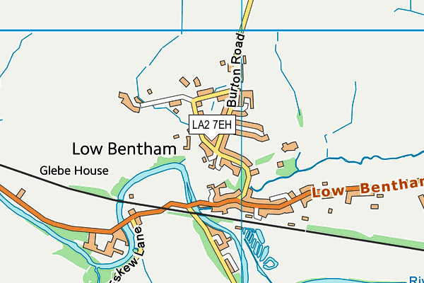 LA2 7EH map - OS VectorMap District (Ordnance Survey)
