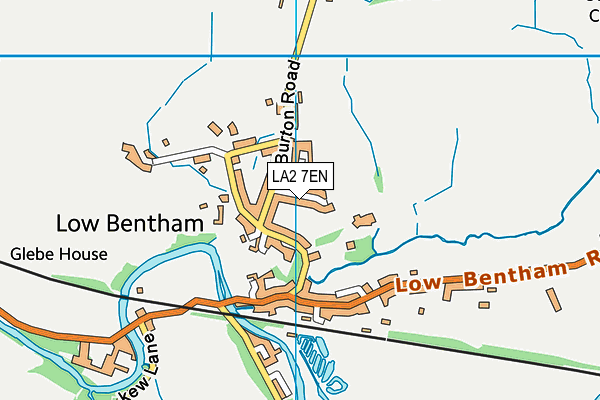 LA2 7EN map - OS VectorMap District (Ordnance Survey)