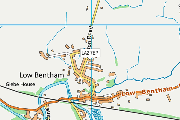 LA2 7EP map - OS VectorMap District (Ordnance Survey)
