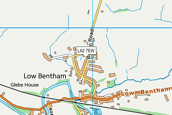 LA2 7EW map - OS VectorMap District (Ordnance Survey)