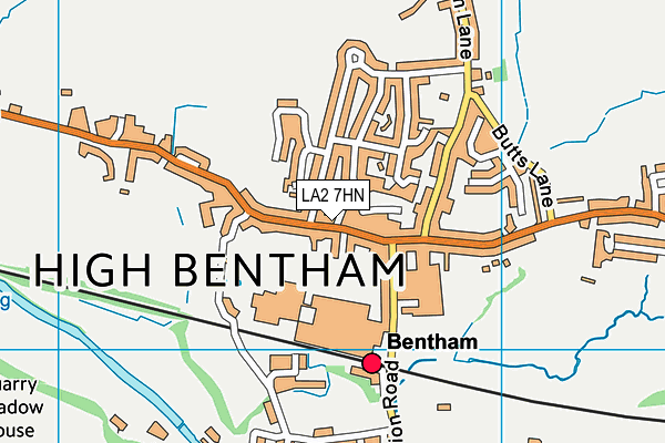Map of THE BENTHAM HUB COMMUNITY INTEREST COMPANY at district scale