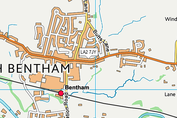 Map of BENTHAM PHYSIOTHERAPY CLINIC LIMITED at district scale