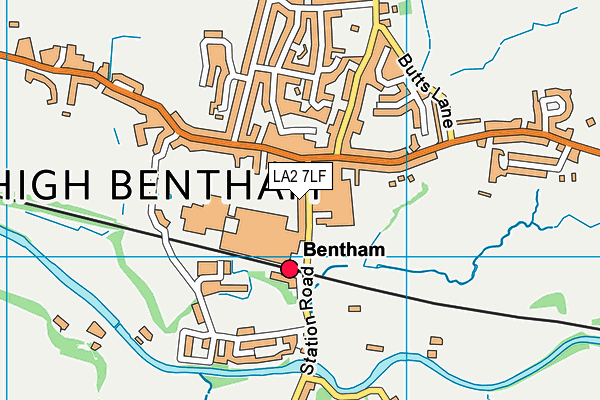 Map of COUNTRY MEATS BENTHAM LIMITED at district scale