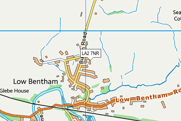 LA2 7NR map - OS VectorMap District (Ordnance Survey)