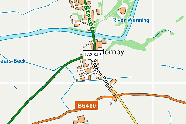 Map of HORNBY DAY NURSERY LIMITED at district scale