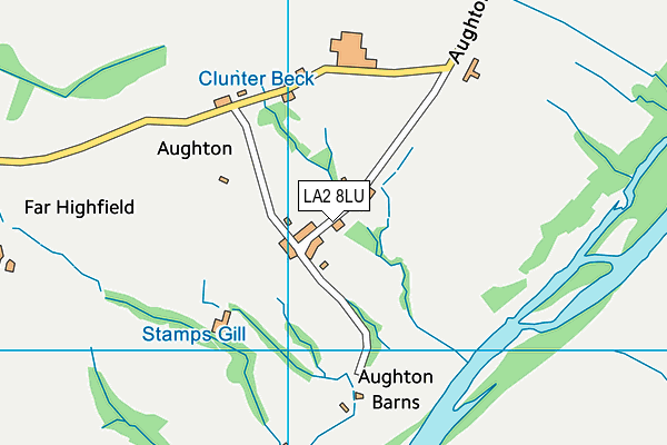 LA2 8LU map - OS VectorMap District (Ordnance Survey)