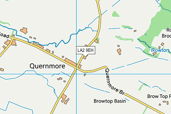 LA2 9EH map - OS VectorMap District (Ordnance Survey)