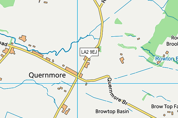 LA2 9EJ map - OS VectorMap District (Ordnance Survey)