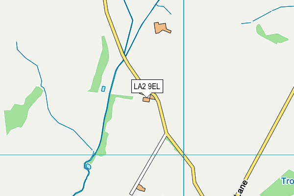 LA2 9EL map - OS VectorMap District (Ordnance Survey)
