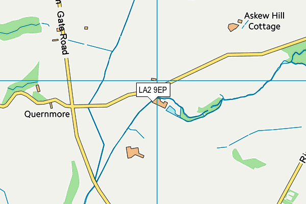 LA2 9EP map - OS VectorMap District (Ordnance Survey)