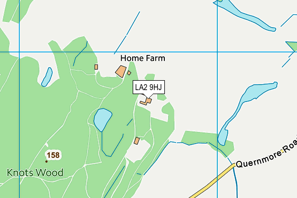 LA2 9HJ map - OS VectorMap District (Ordnance Survey)