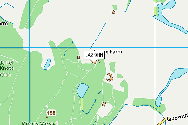 LA2 9HN map - OS VectorMap District (Ordnance Survey)
