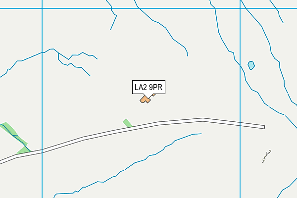 LA2 9PR map - OS VectorMap District (Ordnance Survey)