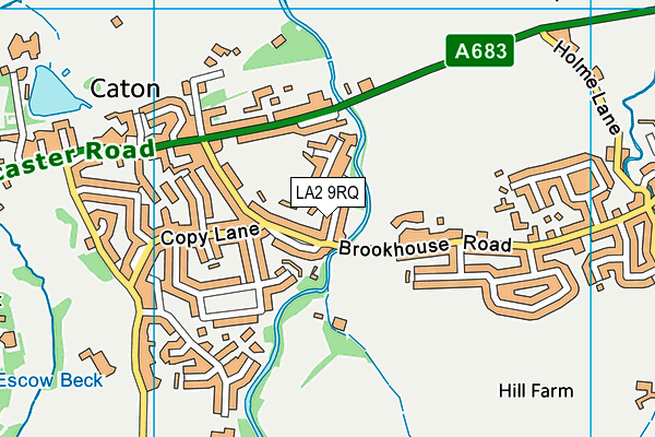 LA2 9RQ map - OS VectorMap District (Ordnance Survey)