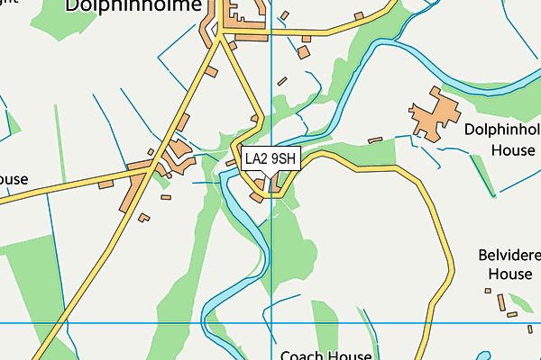 LA2 9SH map - OS VectorMap District (Ordnance Survey)