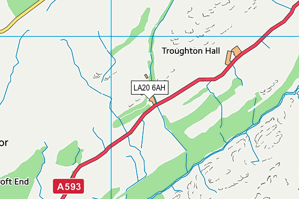 LA20 6AH map - OS VectorMap District (Ordnance Survey)