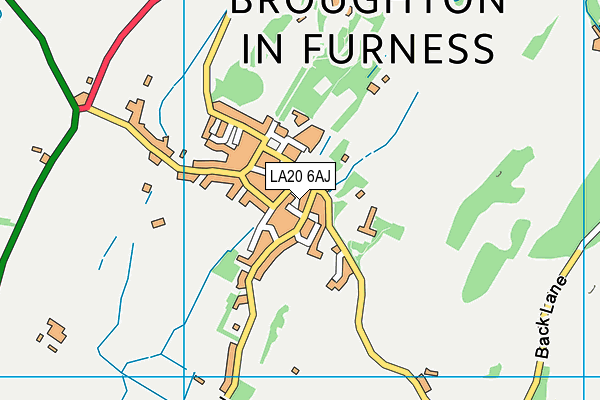 LA20 6AJ map - OS VectorMap District (Ordnance Survey)