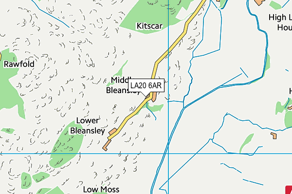 LA20 6AR map - OS VectorMap District (Ordnance Survey)
