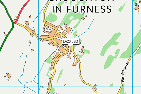 LA20 6BD map - OS VectorMap District (Ordnance Survey)
