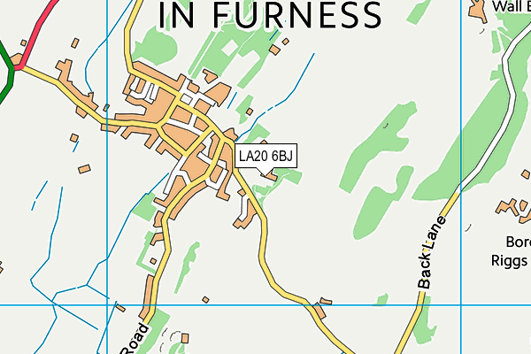 LA20 6BJ map - OS VectorMap District (Ordnance Survey)