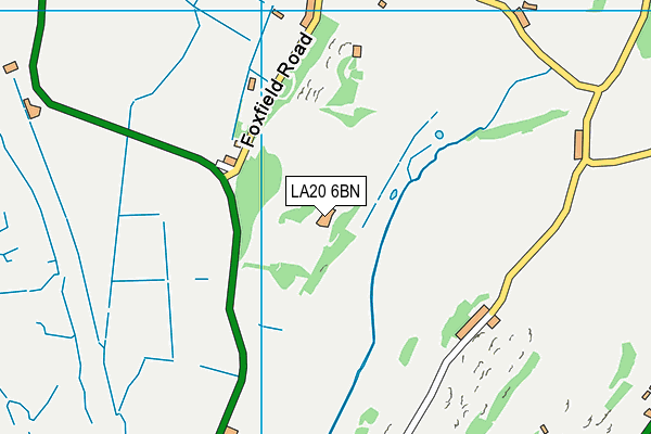 LA20 6BN map - OS VectorMap District (Ordnance Survey)
