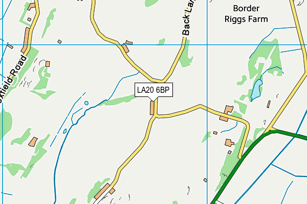 LA20 6BP map - OS VectorMap District (Ordnance Survey)