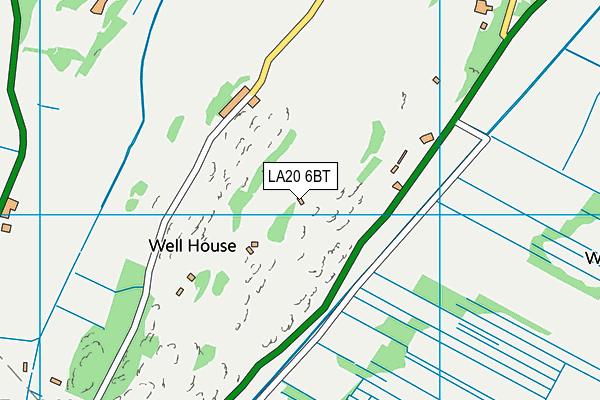 LA20 6BT map - OS VectorMap District (Ordnance Survey)