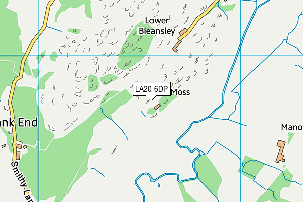 LA20 6DP map - OS VectorMap District (Ordnance Survey)