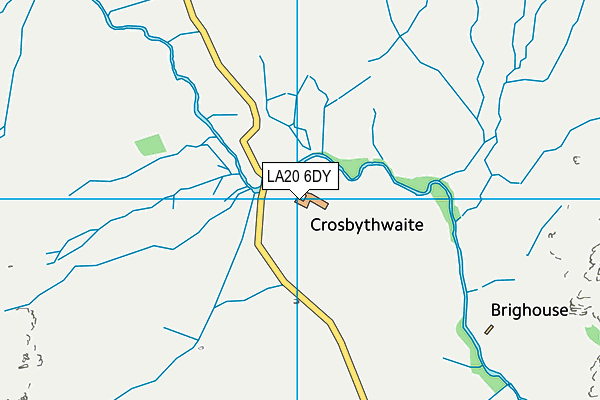 LA20 6DY map - OS VectorMap District (Ordnance Survey)