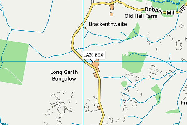 LA20 6EX map - OS VectorMap District (Ordnance Survey)