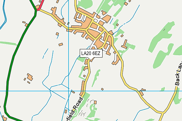 LA20 6EZ map - OS VectorMap District (Ordnance Survey)