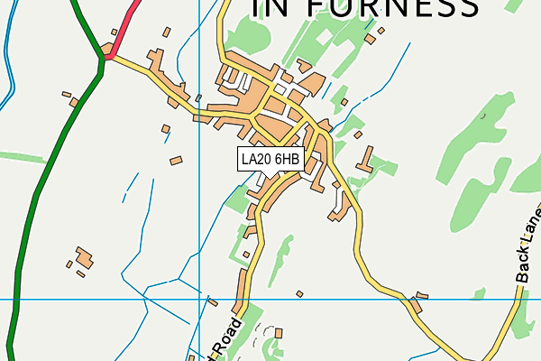LA20 6HB map - OS VectorMap District (Ordnance Survey)