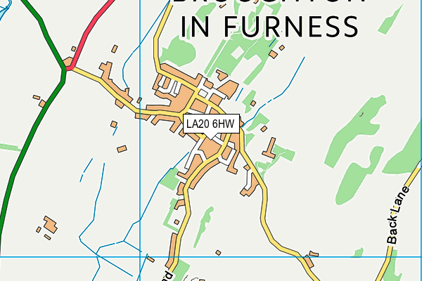 LA20 6HW map - OS VectorMap District (Ordnance Survey)