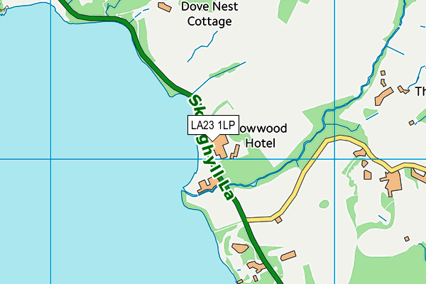 Low Wood Leisure Club map (LA23 1LP) - OS VectorMap District (Ordnance Survey)