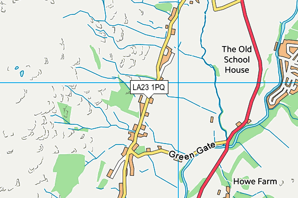 LA23 1PQ map - OS VectorMap District (Ordnance Survey)