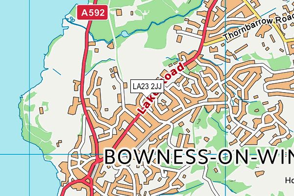 Map of BOWNESS BEAUTY LTD at district scale