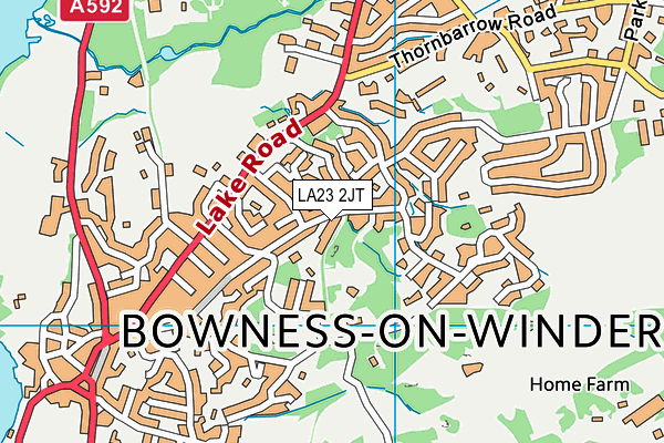 Map of BOWNESS BAY CATERING LIMITED at district scale